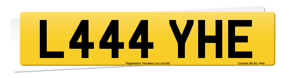 Registration number L444 YHE